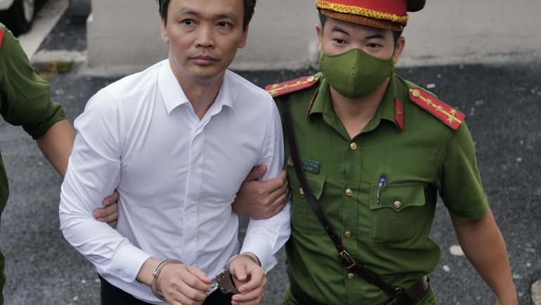 Bị cáo Trịnh Văn Quyết. Ảnh: Ngọc Thành