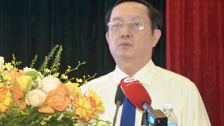 Bộ trưởng Khoa học và Công nghệ Huỳnh Thành Đạt phát biểu khai mạc hội thảo. Ảnh: La Duy