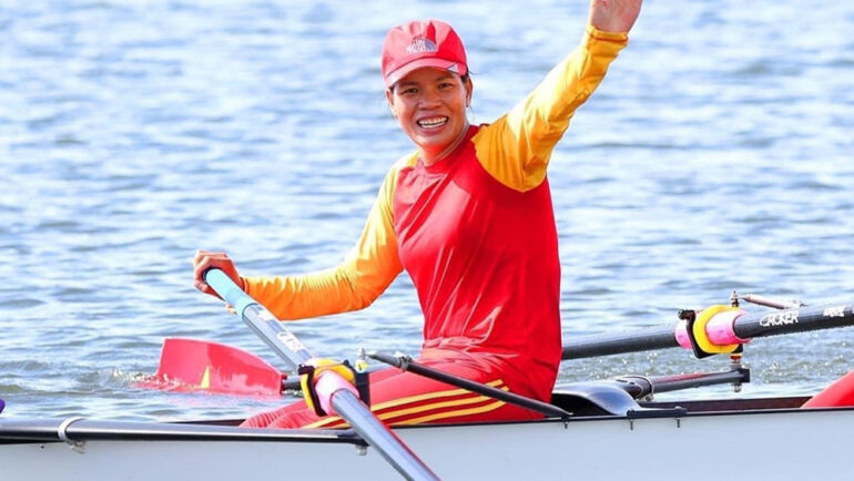 Phạm Thị Huệ là một trong hai vận động viên rowing của Việt Nam có vé dự Olympic Paris 2024.