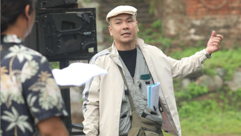Đức Thịnh làm đạo diễn cho một dự án. Ảnh: Nhân vật cung cấp