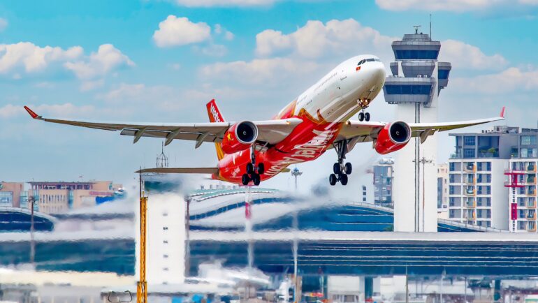 Tàu bay Vietjet. Ảnh: Vietjet