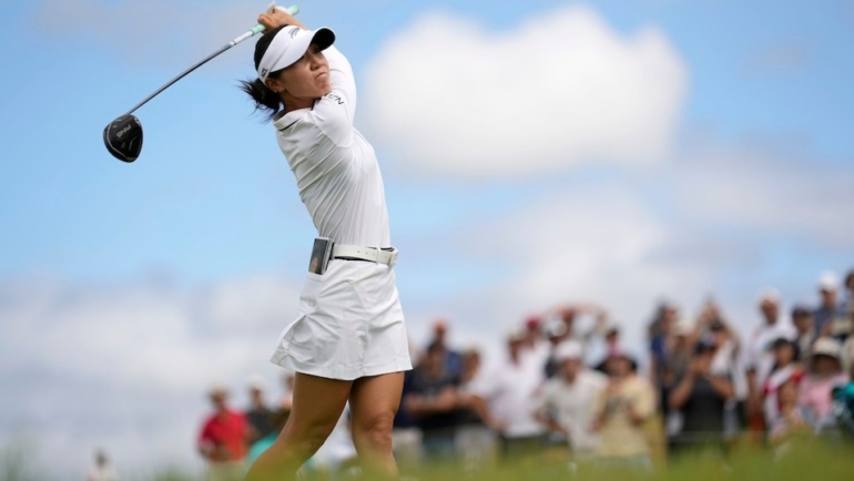 Lydia Ko ở vòng ba đơn nữ golf Olympic Paris 2024. Ảnh: Telegraph