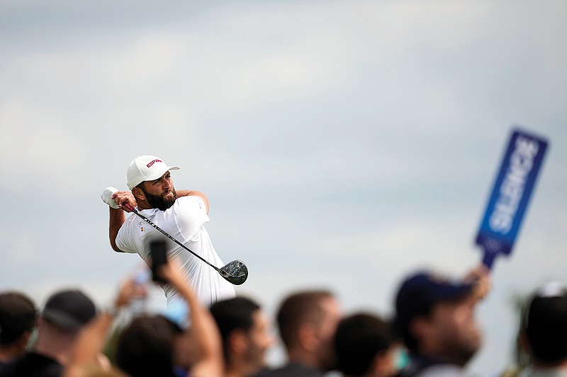 Jon Rahm thi đấu ở Olympic 2024. Ảnh: AFP.