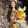 Sắc vóc tân hoa hậu Quế Anh trên sân khấu đăng quang. Ảnh: Miss Grand Vietnam