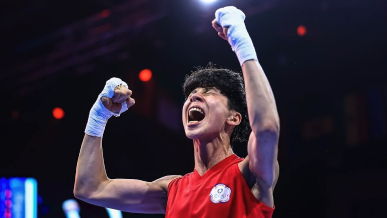 Võ sĩ Đài Loan Lin Yu-ting giành HC vàng ở giải vô địch thế giới năm 2022. Ảnh: IBA