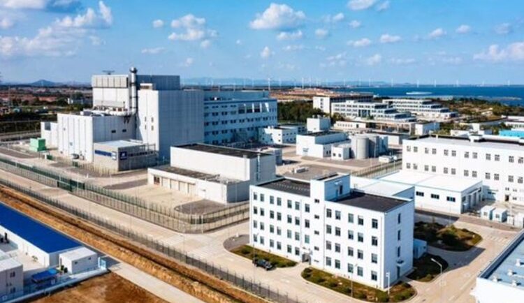 Nhà máy điện hạt nhân thế hệ 4 ở tỉnh Sơn Đông. Ảnh: CGTN