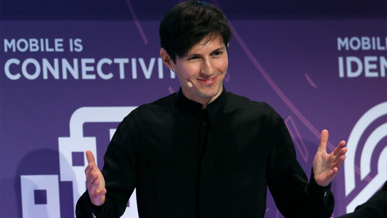 CEO Telegram Pavel Durov tại sự kiện ở Barcelona, Tây Ban Nha tháng 2/2016. Ảnh: Reuters