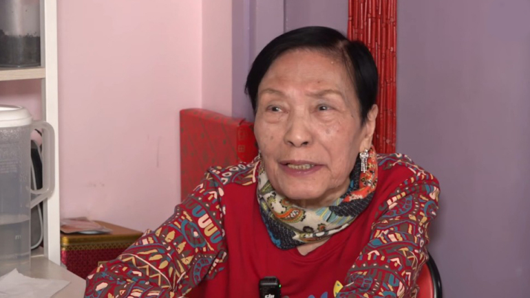 Bà Dư Mộ Liên ở tuổi 88. Ảnh: TVB