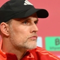 HLV Thomas Tuchel trong họp báo sau trận Bayern Munich gặp Wolfsburg trên sân Allianz, thành phố Munich, Đức ở Bundesliga ngày 12/5/2024. Ảnh: Reuters