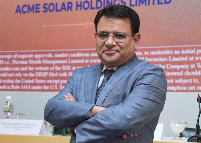 Chủ tịch kiêm Giám đốc điều hành ACME Manoj Kumar Upadhyay. Ảnh: Acme Solar Holdings