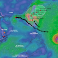 Bão Usagi hôm nay sẽ trở thành cơn bão thứ 9 trên Biển Đông. Ảnh: Hệ thống giám sát thiên tai