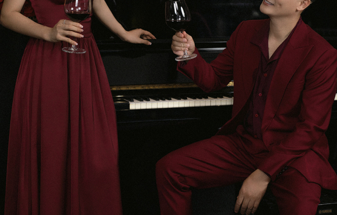 Vợ chồng Hoàng Bách bên nhau 20 năm. Ảnh: Nhân vật cung cấp