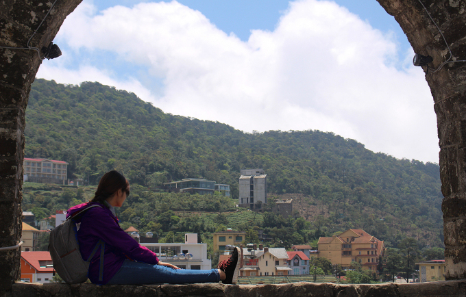 Phương Vy trong chuyến đi chơi Vĩnh Phúc đầu năm 2024. Ảnh: Nhân vật cung cấp