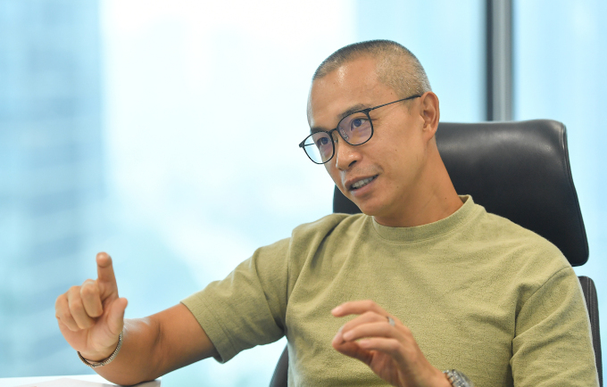Ông Trần Tuấn Anh, Giám đốc điều hành Shopee Việt Nam trong cuộc trò chuyện cùng VnExpress. Ảnh công ty cung cấp