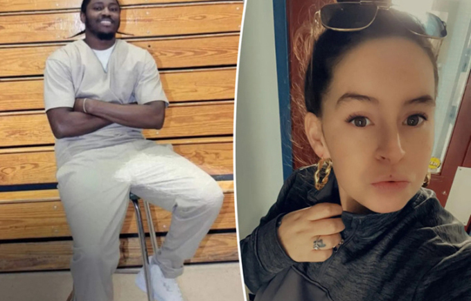 Robyn Kett phải lòng Deandre Parsons dù anh này vẫn đang ở trong tù. Ảnh: NYPost