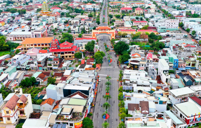 Một góc An Nhơn ngày nay. Ảnh: Nguyễn Dũng