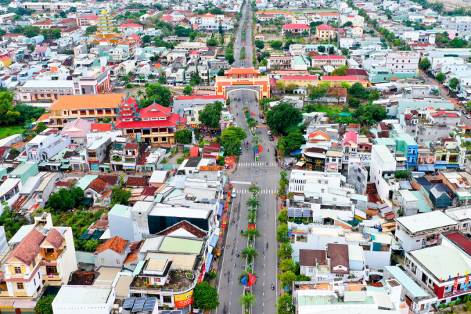 Một góc An Nhơn ngày nay. Ảnh: Nguyễn Dũng