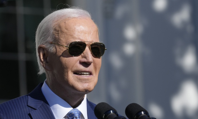 Tổng thống Joe Biden tại Nhà Trắng ngày 25/11. Ảnh: AP