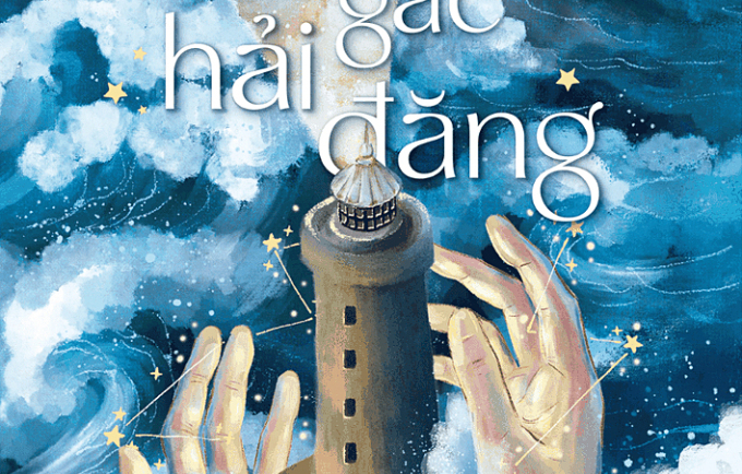 Bìa Người gác hải đăng, sách 344 trang. Ảnh: Skybooks