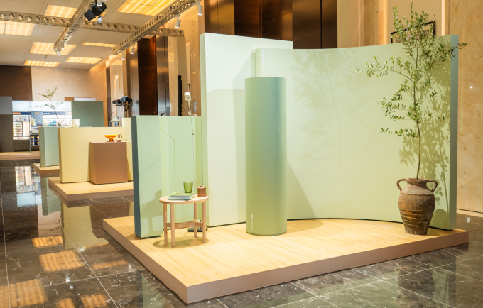 Jotun đưa tái hiện sự tươi mới của mùa xuân vào gam màu xanh látại sự kiện ra mắt ngày 8/11/2024. Ảnh: Jotun